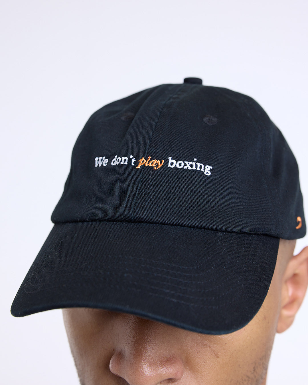 We Don't Play Boxing Cap - Black