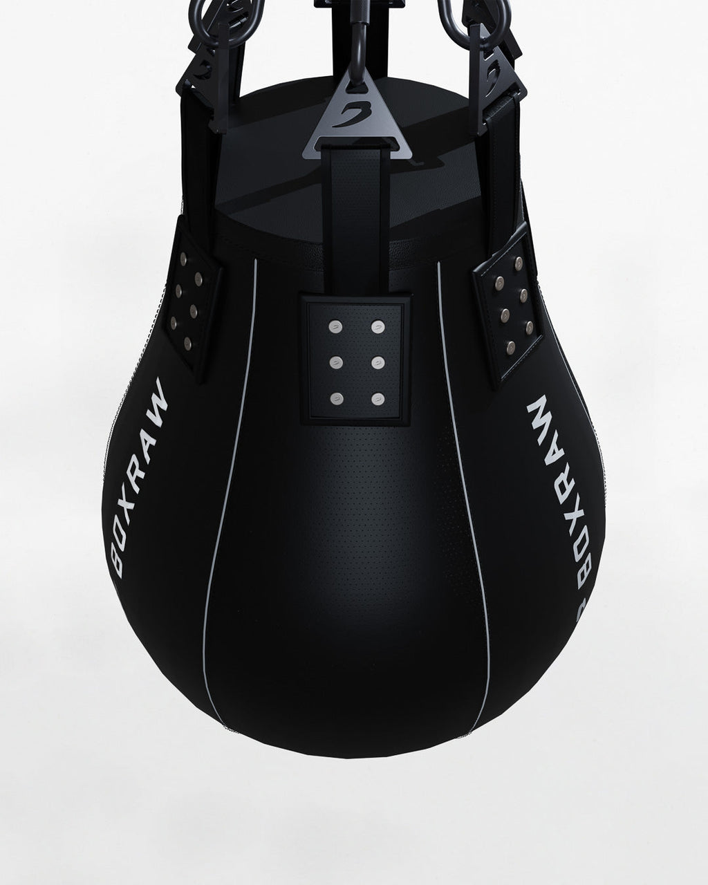 BOXRAW Uppercut Bag - Black/100lb