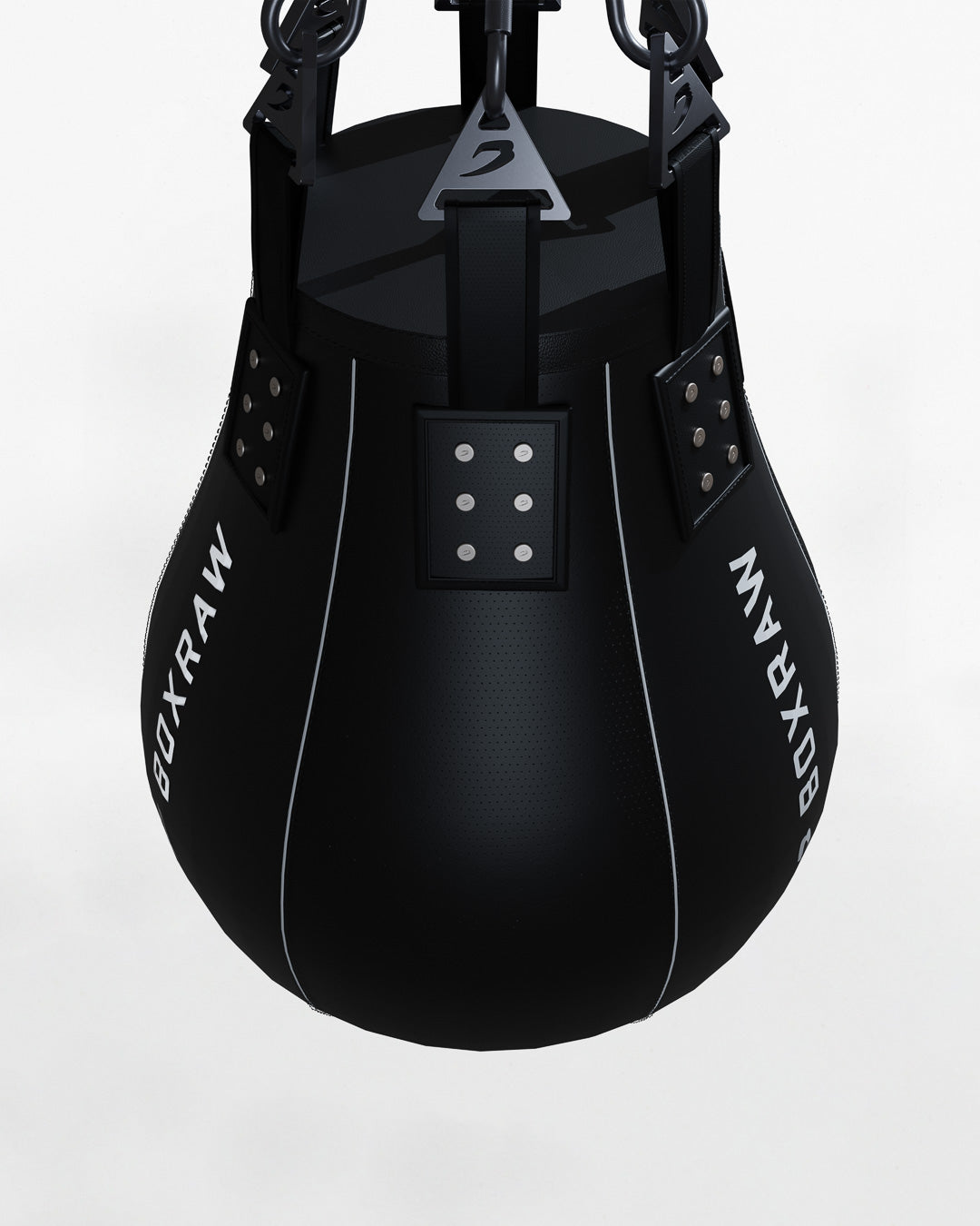 BOXRAW Uppercut Bag - Black/100lb