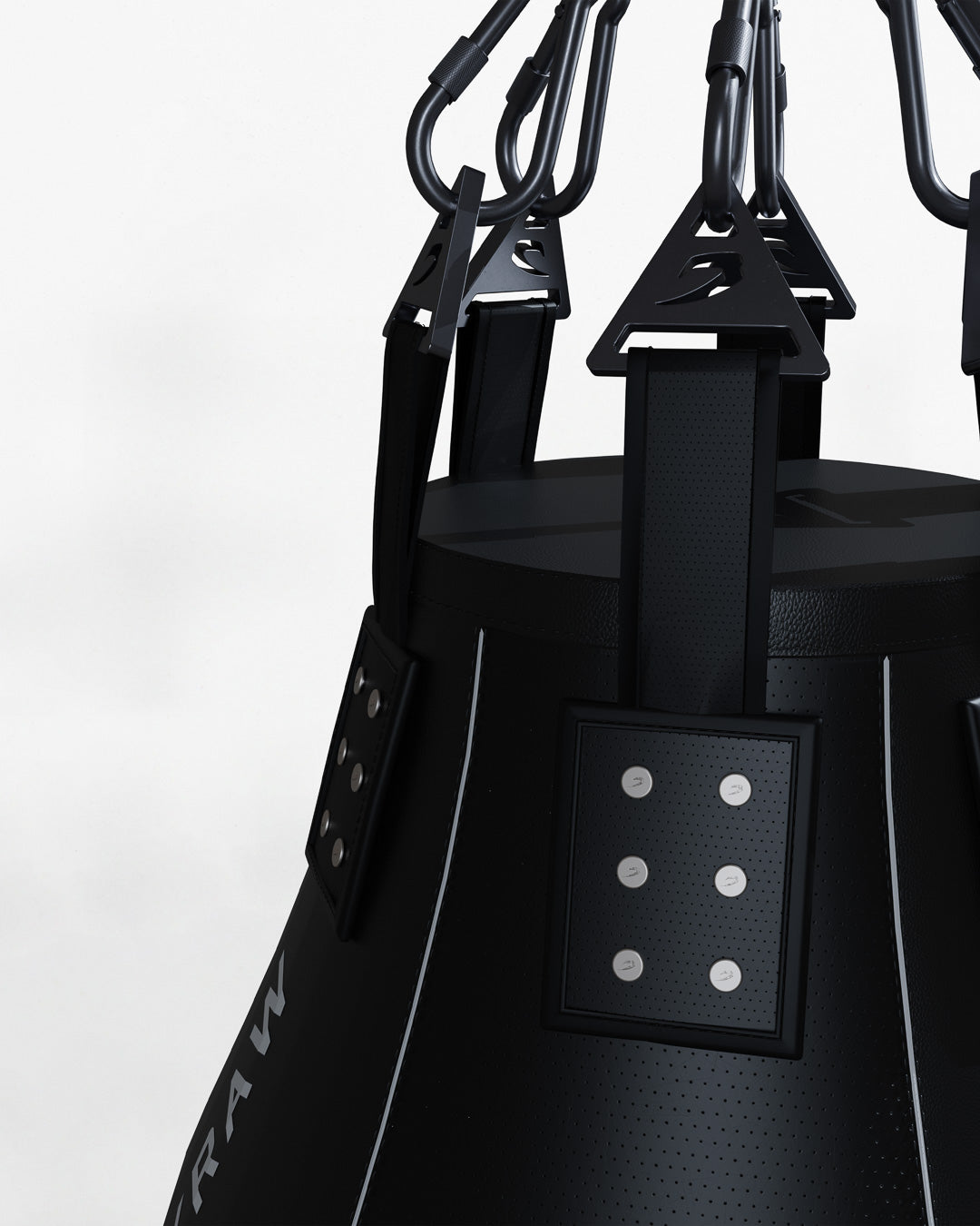 BOXRAW Uppercut Bag - Black/100lb