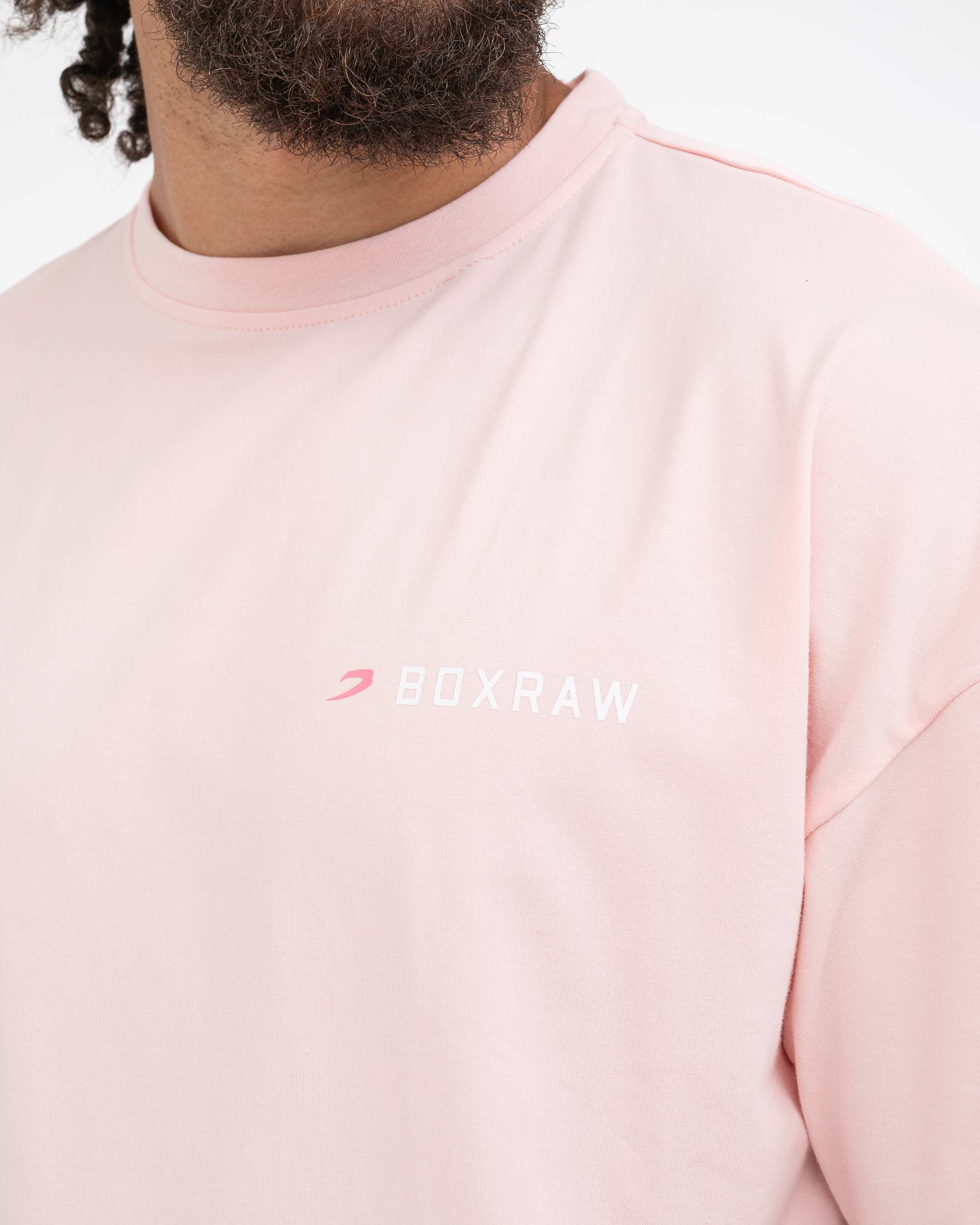 We Don't Play Boxing Oversized T-Shirt - Pink