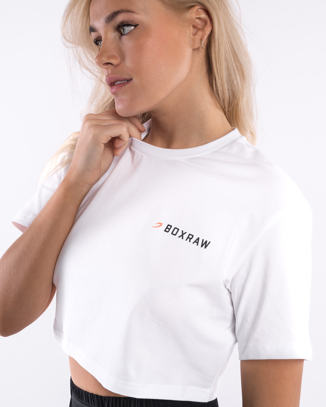 We Don't Play Boxing Crop T-Shirt - White
