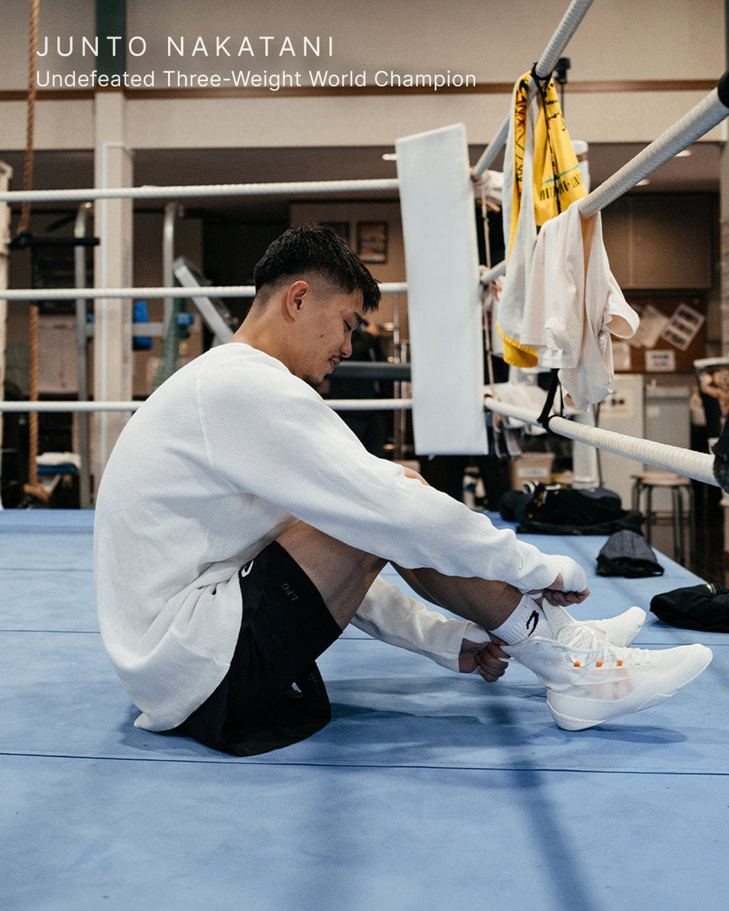 Botas de boxeo Impello - Blancas
